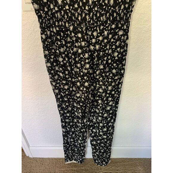 Poupette St. Barth Donna Jumpsuit in Black and White Size M - Picture 8 of 12
